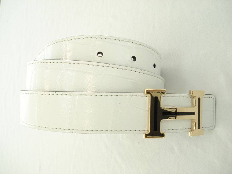 Hermes Belt 7007 white